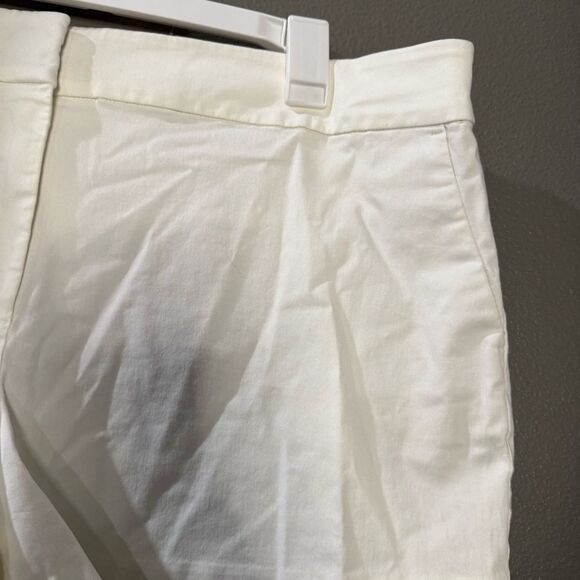 LOFT the riviera High Waist White Scalloped Shorts nwt - Picture 3 of 9